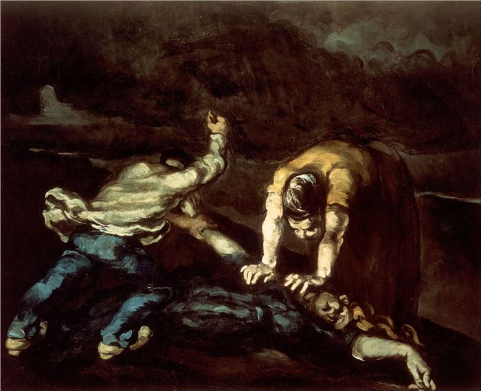 Paul Cézanne, The Murder, 1867, oil on canvas, Walker Art Gallery, Liverpool 