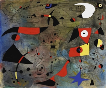 FEMME ET OISEAUX - Joan Miró