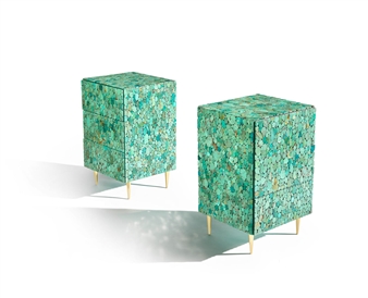 Pair of Bedside Cabinets - Kam Tin