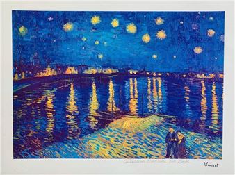 Starlight Over Rhone Estate - Vincent van Gogh