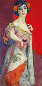Portrait de Madame Malpel - Kees van Dongen