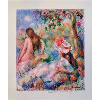 “Bathing” - Pierre-Auguste Renoir