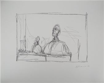 Alberto GIACOMETTI - Buste à l'atelier - Alberto Giacometti