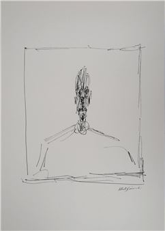 ALBERTO GIACOMETTI - BUSTE D'HOMME - Alberto Giacometti