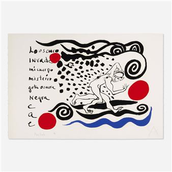 Lo oscuro invade - Alexander Calder