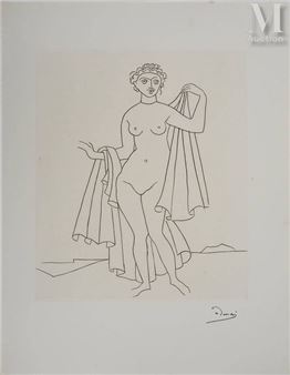 Young undressed woman - André Derain