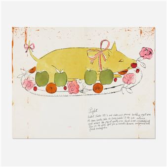 Piglet (from the Wild Raspberries portfolio - Andy Warhol