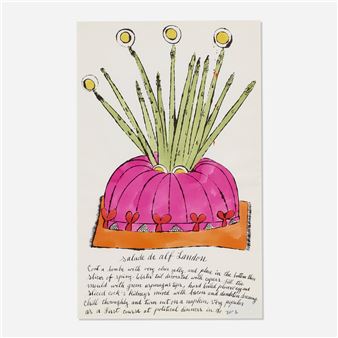 Salade de alf Landon (from the Wild Raspberries portfolio - Andy Warhol