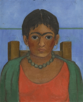 NIÑA CON COLLAR - Frida Kahlo