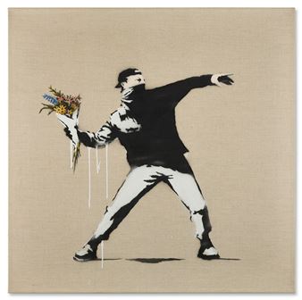 Love Is In The Air - Banksy