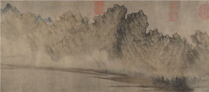 Fang Congyi, Cloudy Mountains, c. 1360-1370