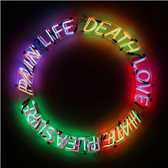Life, Death, Love, Hate, Pleasure, Pain - Bruce Nauman
