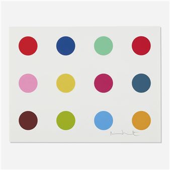 Methionine (from the from 12 Woodcut Spots portfolio - Damien Hirst