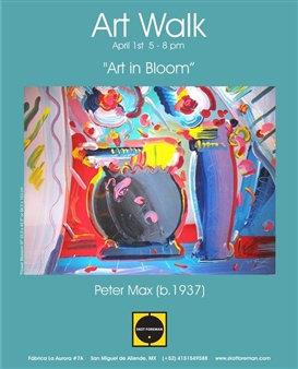 Peter Max: Art in Bloom - Skot Foreman Fine Art
