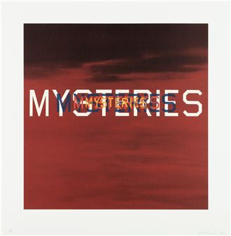Mysteries - Ed Ruscha
