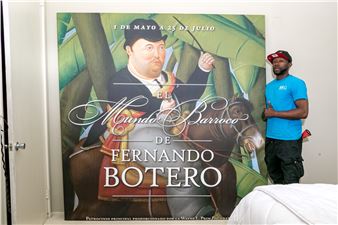 Massive Fernando Botero Exhibition Poster Print - Fernando Botero