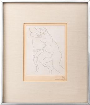 Henri Matisse "Nu au Fauteuil" Etching, 1935 - Henri Matisse