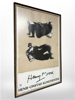A continental Henry Moore gallery poster - Henry Moore