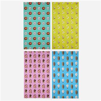Wallpaper samplers, set of four - John Baldessari