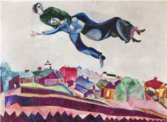Au-dessus de la ville - Marc Chagall