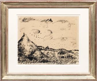 Expressive und dynamisch komponierte Landschaftsimpression Vlamincks - Maurice de Vlaminck