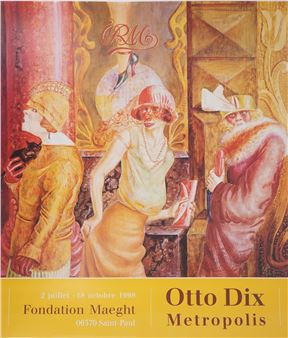 OTTO DIX - METROPOLIS, 3 FEMMES - Otto Dix
