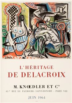 L'Héritage de Delacroix - Pablo Picasso