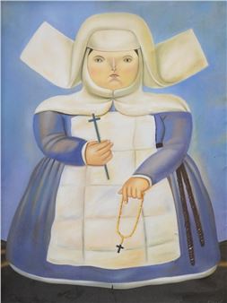The Nun - Fernando Botero