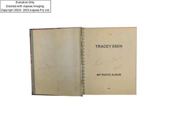 i) signed and dated in pen by the artist - Tracey Emin